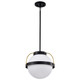 Nuvo Lighting - 60-7775 - One Light Pendant - Lakeshore - Matte Black