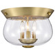 Boliver Three Light Flush Mount (60-7807)