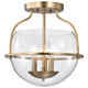 Amado Three Light Semi Flush Mount (60-7821)