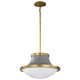 Nuvo Lighting - 60-7918 - Three Light Pendant - Lafayette - Matte Gray