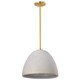 Nuvo Lighting - 60-8003 - One Light Pendant - Collins - Brushed Brass