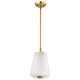 Nuvo Lighting - 60-8237 - One Light Mini Pendant - Lune - Vintage Brass
