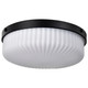 Nuvo Lighting - 60-8648 - Three Light Flush Mount - Solara - Matte Black