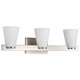 Nuvo Lighting - 60-8733 - Three Light Vanity - Royale - Brushed Nickel
