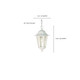 Cornerstone One Light Hanging Lantern (60-991)