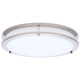 Nuvo Lighting - 62-1876 - LED Flush Mount - Glamour - Brushed Nickel Nuvo Lighting - 62-1876 - LED Flush Mount - Glamour - Brushed Nickel