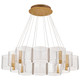 Nuvo Lighting - 62-2404 - LED Chandelier - Kenzo - Polished Anodized Bronze