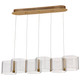 Nuvo Lighting - 62-2405 - LED Island Pendant - Kenzo - Polished Anodized Bronze
