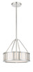 Crystorama - KEN-8303-PN - Three Light Pendant - Kendal - Polished Nickel