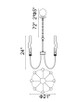 Meduse Eight Light Chandelier (1203P21-8-613)