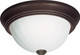 Nuvo Lighting - SF76-246 - Two Light Flush Mount - Old Bronze