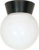 Nuvo Lighting - SF77-157 - One Light Ceiling Mount - Black