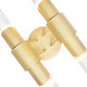 Croissant Four Light Wall Sconce