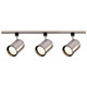 Track Lighting Kits Brushed Nickel Three Light Track Kit (TK342)