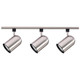 Track Lighting Kits Brushed Nickel Three Light Track Kit (TK342)