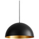 Oxygen - 3-21-1550 - LED Pendant - Lucci - Black W/ Industrial Brass