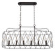 Zucca Six Light Chandelier (ZUC-A9037-EB-GA)