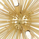 Savannah Six Light Chandelier in Gold Leaf (401-1034P16-6-620)