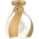 Quoizel - QSF6739BWS - One Light Semi Flush Mount - Quoizel Semi-Flush Mount - Brushed Weathered Brass