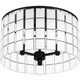 Seigler Three Light Semi Flush Mount (SGL1714MBK) Seigler Three Light Semi Flush Mount (SGL1714MBK)