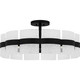Sweeney Six Light Semi-Flush Mount (SWE1730MBK)
