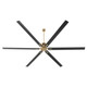 Quorum - 101206-80 - 120 Ceiling Fan - Zeus - Aged Brass