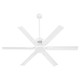 Quorum - 10656-8 - 65 Patio Fan - Zeus - Studio White