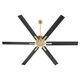 Quorum - 10806-80 - 80 Ceiling Fan - Zeus - Aged Brass