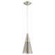 Quorum - 1316-65 - One Light Pendant - Mesh Cone Pendants - Satin Nickel
