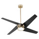 Quorum - 26544-80 - 54 Ceiling Fan - Axis - Aged Brass