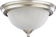 Quorum - 3074-11-65 - Two Light Ceiling Mount - 3074 Ceiling Mounts - Satin Nickel