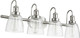 Quorum - 508-4-65 - Four Light Vanity - 508 Vanities - Satin Nickel