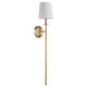 Quorum - 514-1-80 - One Light Wall Mount - Belshaw - Aged Brass