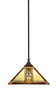 Toltec Lighting - 13-DG-986 - One Light Pendant - Any - Dark Granite