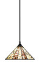 Toltec Lighting - 13-MB-956 - One Light Pendant - Any - Matte Black