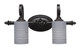Toltec Lighting - 162-DG-4062 - Two Light Bathroom Lighting - Eleganté - Dark Granite