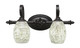 Toltec Lighting - 162-DG-5054 - Two Light Bath Bar - Eleganté - Dark Granite