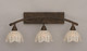 Toltec Lighting - 173-BRZ-755 - Three Light Bath Bar - Bow - Bronze Toltec Lighting - 173-BRZ-755 - Three Light Bath Bar - Bow - Bronze