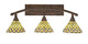 Toltec Lighting - 173-BRZ-9415 - Three Light Bath Bar - Bow - Bronze Toltec Lighting - 173-BRZ-9415 - Three Light Bath Bar - Bow - Bronze