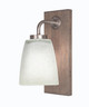 Toltec Lighting - 1771-GPDW-460 - One Light Wall Sconce - Oxbridge - Graphite & Painted Distressed Wood-look Metal