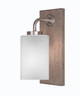 Toltec Lighting - 1771-GPDW-531 - One Light Wall Sconce - Oxbridge - Graphite & Painted Distressed Wood-look