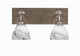 Toltec Lighting - 1772-GPDW-4769 - Two Light Bath Bar - Oxbridge - Graphite & Painted Distressed Wood-look Metal