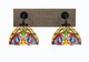 Toltec Lighting - 1772-MBDW-9445 - Two Light Bath Bar - Oxbridge - Matte Black & Painted Distressed Wood-look Metal