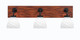 Toltec Lighting - 1773-MBWG-4761 - Three Light Bathroom Lighting - Oxbridge - Matte Black & Painted Wood-look