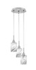 Toltec Lighting - 1816-BN-3009 - Three Light Pendalier - Array - Brushed Nickel