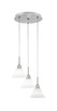 Toltec Lighting - 1818-BN-311 - Three Light Pendalier - Array - Brushed Nickel