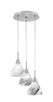 Toltec Lighting - 1818-BN-4769 - Three Light Pendalier - Array - Brushed Nickel