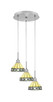 Toltec Lighting - 1818-BN-9405 - Three Light Pendalier - Array - Brushed Nickel