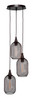Toltec Lighting - 1818-BRZ-1804-AT9S - Three Light Mini Pendant - Plexus - Bronze