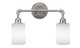 Toltec Lighting - 182-AS-310 - Two Light Bath Bar - Vintage - Aged Silver